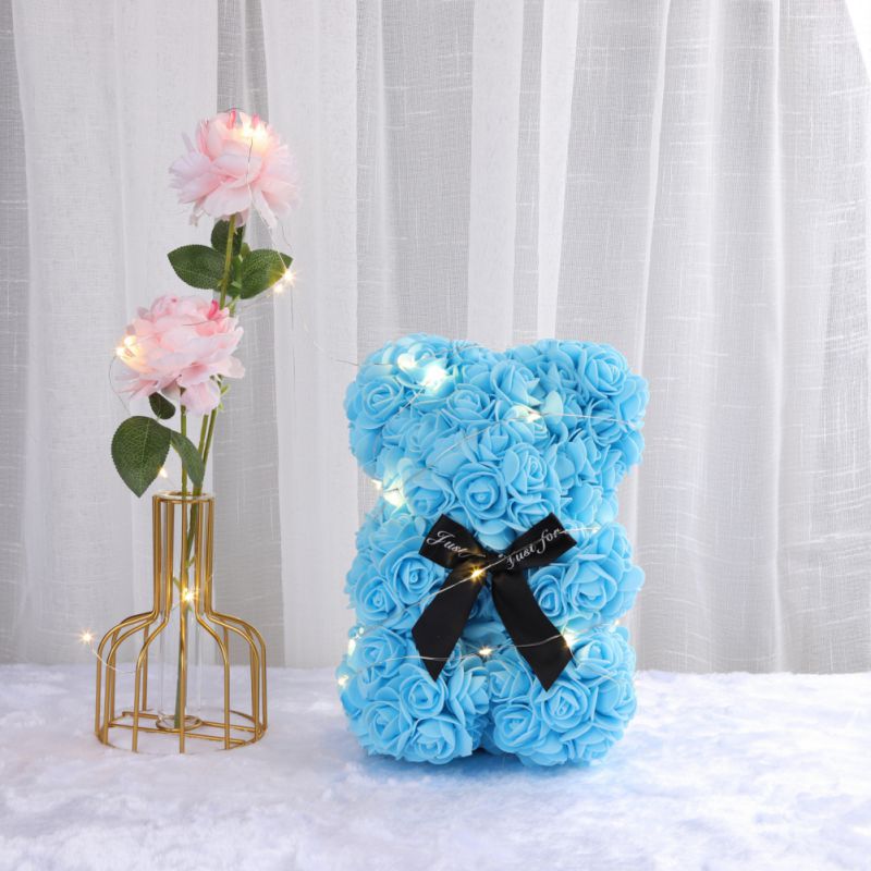 25cm rose bear